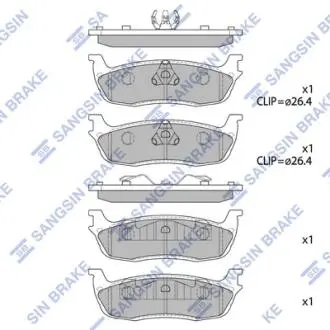 SP1295 Автозапчастина Hi-Q (SANGSIN) підбір по vin на Brocar