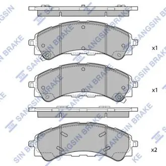 SP4445 Автозапчастина Hi-Q (SANGSIN) подбор по vin на Brocar