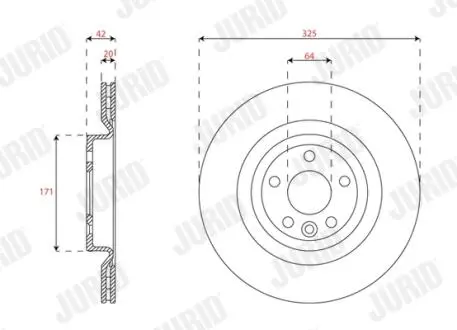 563639JC Автозапчастина JURID подбор по vin на Brocar
