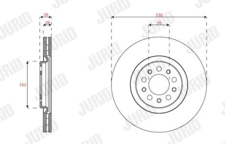 563683JC1 Автозапчастина JURID підбір по vin на Brocar