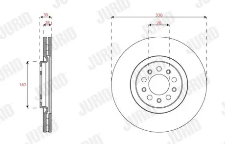 563683JC1 Автозапчастина JURID подбор по vin на Brocar