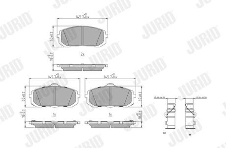 574166J Автозапчастина JURID підбір по vin на Brocar