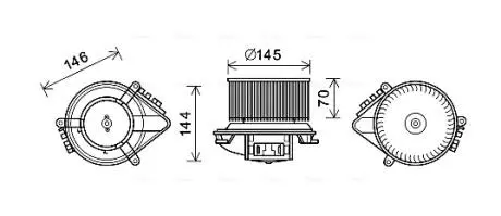 RT8621 Автозапчастина AVA COOLING підбір по vin на Brocar