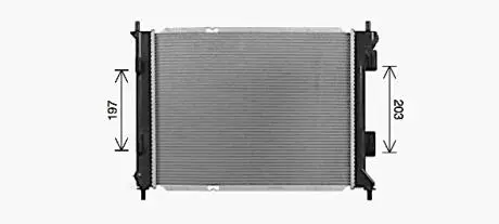 KA2327 Автозапчастина AVA COOLING підбір по vin на Brocar