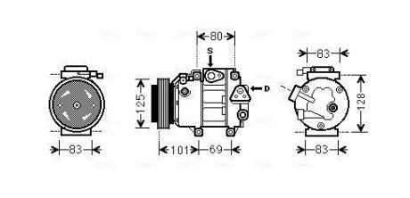 HYAK240 Автозапчастина AVA COOLING підбір по vin на Brocar