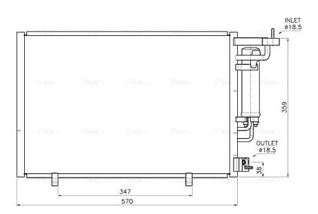 FD5707D Автозапчастина AVA COOLING підбір по vin на Brocar