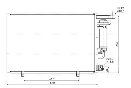 FD5707D Автозапчастина AVA COOLING підбір по vin на Brocar
