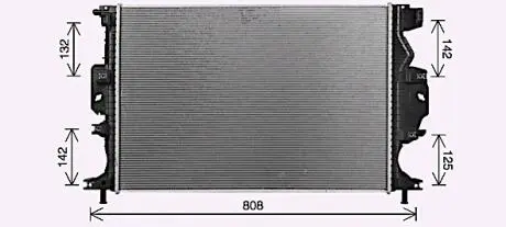 FD2689 Автозапчастина AVA COOLING підбір по vin на Brocar