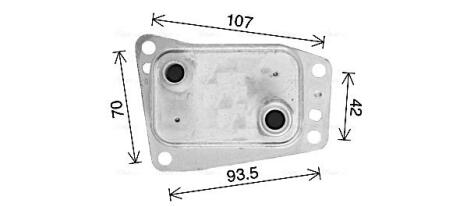 CN3327 Автозапчастина AVA COOLING підбір по vin на Brocar