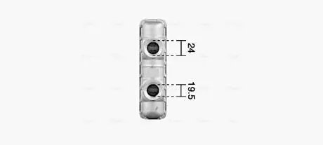 AL6158 Автозапчастина AVA COOLING підбір по vin на Brocar