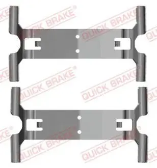 1090204 Комплект прижимних планок гальмівного супорту QUICK BRAKE подбор по vin на Brocar
