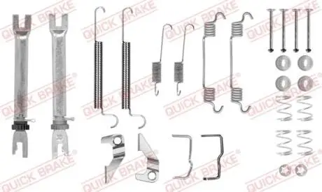 1050766S Комплект приладдя, гальмівна колодка QUICK BRAKE підбір по vin на Brocar