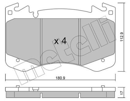 2213920 Автозапчастина METELLI підбір по vin на Brocar