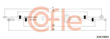 922CBFO013 Автозапчастина COFLE підбір по vin на Brocar