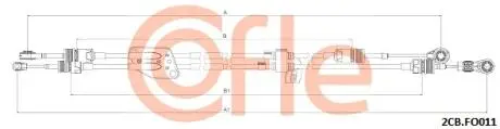 922CBFO011 Автозапчастина COFLE подбор по vin на Brocar