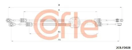 922CBFD028 Автозапчастина COFLE подбор по vin на Brocar