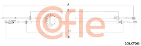 922CBCT003 Автозапчастина COFLE подбор по vin на Brocar