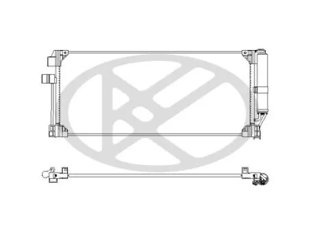 CD021298 Радіатор кондиціонера в зборі KOYO подбор по vin на Brocar