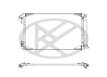 CD011186 Радиатор кондиционера в сборе KOYO подбор по vin на Brocar