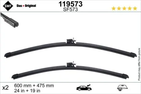 119573 Щітка двірника SWF підбір по vin на Brocar