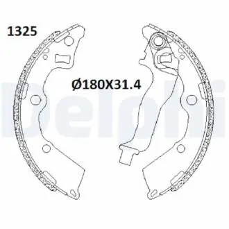 LS2199 Автозапчастина DELPHI підбір по vin на Brocar
