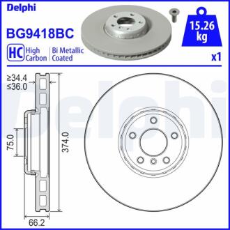 BG9418BC Автозапчастина DELPHI підбір по vin на Brocar