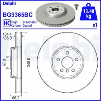 BG9365BC Автозапчастина DELPHI подбор по vin на Brocar