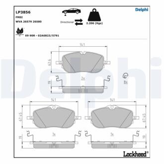 LP3856 Автозапчастина DELPHI підбір по vin на Brocar