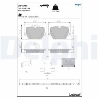 LP5067EV Автозапчастина DELPHI подбор по vin на Brocar