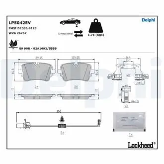 LP5042EV Автозапчастина DELPHI подбор по vin на Brocar
