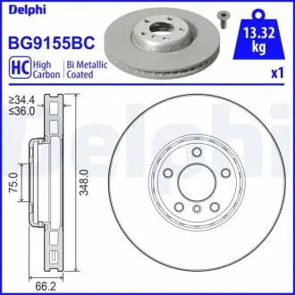 BG9155BC Автозапчастина DELPHI подбор по vin на Brocar