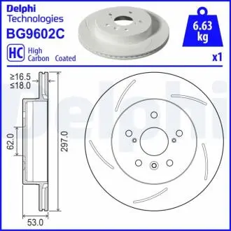 BG9602C Автозапчастина DELPHI підбір по vin на Brocar