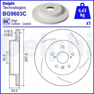 BG9603C Автозапчастина DELPHI підбір по vin на Brocar