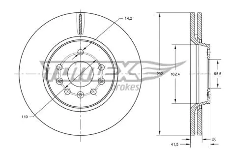 TX7379 Автозапчастина TOMEX подбор по vin на Brocar