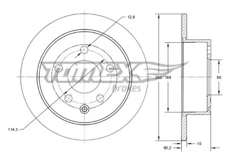 TX7386 Автозапчастина TOMEX підбір по vin на Brocar