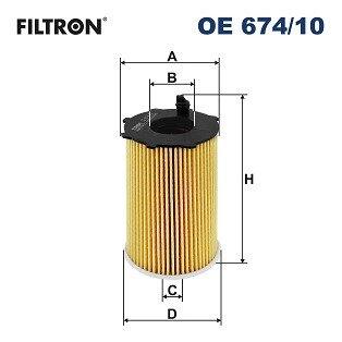 OE67410 Автозапчастина FILTRON подбор по vin на Brocar