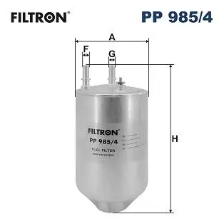 PP9854 Автозапчастина FILTRON підбір по vin на Brocar