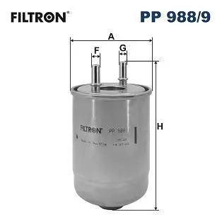 PP9889 Фільтр палива FILTRON підбір по vin на Brocar