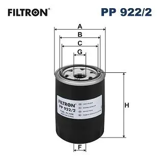 PP9222 Автозапчастина FILTRON подбор по vin на Brocar