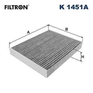 K1451A Автозапчастина FILTRON підбір по vin на Brocar
