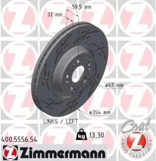 400555654 Автозапчастина ZIMMERMANN підбір по vin на Brocar