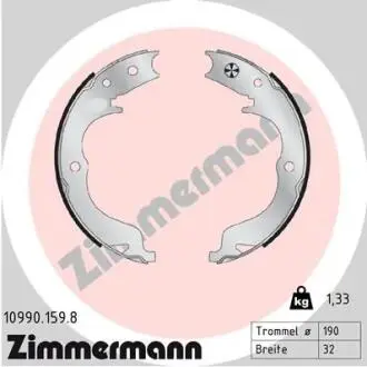 109901598 Автозапчастина ZIMMERMANN підбір по vin на Brocar