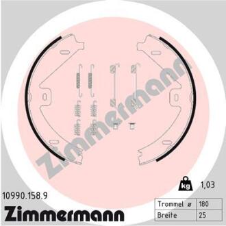 109901589 Автозапчастина ZIMMERMANN подбор по vin на Brocar