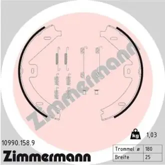 109901589 Автозапчастина ZIMMERMANN підбір по vin на Brocar