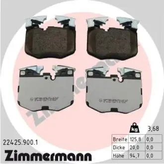 224259001 Автозапчастина ZIMMERMANN підбір по vin на Brocar