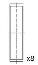 BB2043STD Підшипник шатуна FAI AUTOPARTS підбір по vin на Brocar