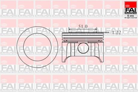 PK9000 Автозапчастина FAI AUTOPARTS підбір по vin на Brocar