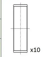 BB2073STD Підшипник шатуна FAI AUTOPARTS підбір по vin на Brocar