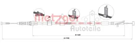 1MA006 Автозапчастина METZGER підбір по vin на Brocar
