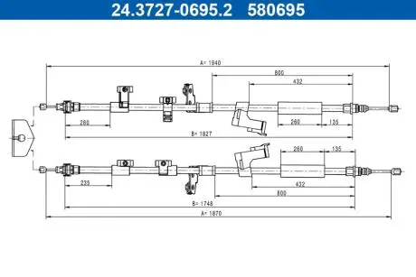 24372706952 Автозапчастина ATE підбір по vin на Brocar